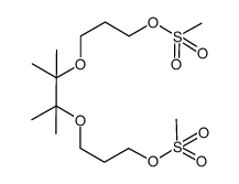 methanesulfonic acid 3-[2-(3-methanesulfonyloxy-propoxy)-1,1,2-trimethyl-propoxy]-propyl ester结构式