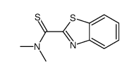 2-Benzothiazolecarbothioamide,N,N-dimethyl-(9CI) Structure