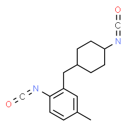 2-[(4-isocyanatocyclohexyl)methyl]-p-tolyl isocyanate Structure