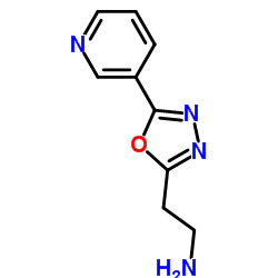 2-(5-pyridin-3-yl-1,3,4-oxadiazol-2-yl)ethanamine Structure