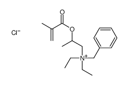 benzyldiethyl[2-[(2-methyl-1-oxoallyl)oxy]propyl]ammonium chloride structure