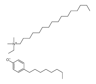 ethylhexadecyldimethylammonium 4-octylphenolate结构式