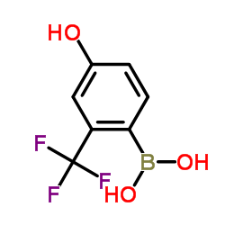 [4-Hydroxy-2-(trifluoromethyl)phenyl]boronic acid picture