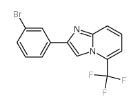 2-(3-bromophenyl)-5-(trifluoromethyl)imidazo[1,2-a]pyridine Structure