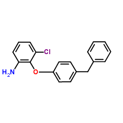 2-(4-Benzylphenoxy)-3-chloroaniline Structure