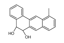 (5S,6S)-11-methyl-5,6-dihydrobenzo[c]anthracene-5,6-diol结构式