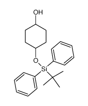 4-[(tert-butyldiphenylsilyl)oxy]cyclohexan-1-ol结构式