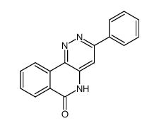 3-phenyl-pyridazino [4,3-c]isoquinolin-6-(5H)-one结构式