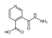 3-hydrazinocarbonyl-isonicotinic acid结构式