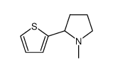 1-methyl-2-(2-thienyl)pyrrolidine Structure