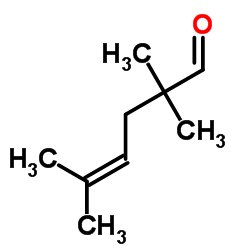 2,2,5-Trimethyl-4-hexenal Structure