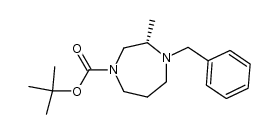 tert-butyl (S)-4-benzyl-3-methyl-1,4-diazepane-1-carboxylate Structure