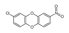 2-chloro-8-nitrodibenzo-p-dioxin Structure