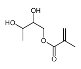 2,3-dihydroxybutyl 2-methylprop-2-enoate结构式