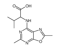 2-[(2,5-dimethyl-[1,3]oxazolo[5,4-d]pyrimidin-7-yl)amino]-3-methylbutanoic acid Structure