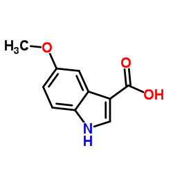 5-Methoxy-1H-indole-3-carboxylic acid Structure