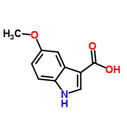 5-Methoxy-1H-indole-3-carboxylic acid structure