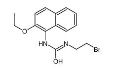 1-(2-Bromoethyl)-3-(2-ethoxy-1-naphthyl)urea结构式