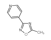 5-methyl-3-pyridin-4-yl-1,2,4-oxadiazole Structure