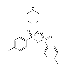 morpholinium salt of di(p-tolylsulfonyl)amine Structure