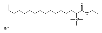 (1-ethoxy-1-oxohexadecan-2-yl)-trimethylazanium,bromide结构式