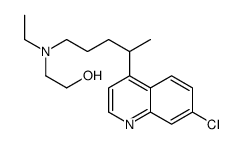 2-[4-(7-chloroquinolin-4-yl)pentyl-ethylamino]ethanol Structure