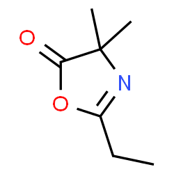 5(4H)-Oxazolone,2-ethyl-4,4-dimethyl-(9CI)结构式