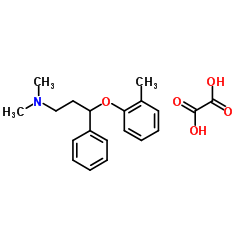 N,N-Dimethyl-3-(2-methylphenoxy)-3-phenyl-1-propanamine ethanedioate (1:1) Structure