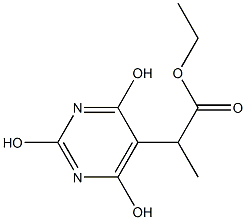 ethyl 2-(2,4,6-trihydroxypyriMidin-5-yl)propanoate结构式