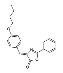 4-[(4-butoxyphenyl)methylidene]-2-phenyl-1,3-oxazol-5-one Structure