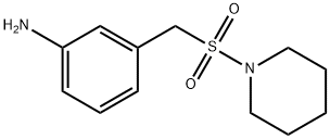 3-(Piperidine-1-sulfonylmethyl)-phenylamine Structure