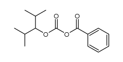 benzoic acid-[carbonic acid-(1-isopropyl-2-methyl-propyl ester)]-anhydride Structure