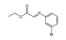 ethyl 2-((3-bromophenyl)imino)acetate结构式