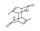 9,11-dimethyl-3,7-diaza-tricyclo[4.2.2.22,5]dodeca-9,11-diene-4,8-dione Structure