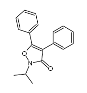 2-isopropyl-4,5-diphenylisoxazol-3(2H)-one结构式