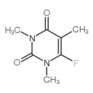 1,3-DIMETHYL-6-FLUOROTHYMINE structure
