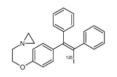 iododesethyltamoxifen aziridine结构式