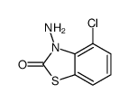 3-amino-4-chloro-1,3-benzothiazol-2-one Structure