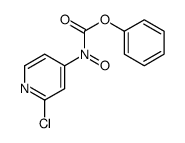 2-chloro-N-phenoxycarbonylpyridin-4-amine oxide结构式