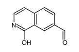 1-oxo-1,2-dihydroisoquinoline-7-carbaldehyde结构式