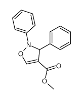 methyl 2,3-diphenyl-3H-1,2-oxazole-4-carboxylate Structure
