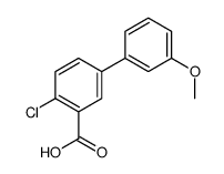 2-chloro-5-(3-methoxyphenyl)benzoic acid结构式