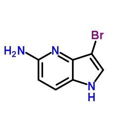 5-Amino-3-bromo-4-azaindole结构式