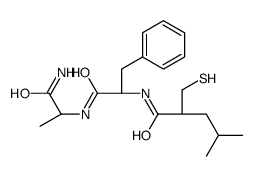 HS-leucyl-phenylalanyl-alaninamide结构式