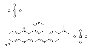 BIS(N,N-DIMETHYL-N'-5H-PYRIDO[2,3-A]PHENOTHIAZIN-5-YLIDENE-1,4-PHENYLENEDIAMINE)NICKEL(II) DIPERCHLORATE Structure