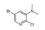 (5-bromo-2-chloro-pyridin-3-yl)-dimethyl-amine结构式
