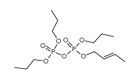 crotyl tripropyl pyrophosphate Structure