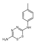 N3-(p-tolyl)-1,2,4,5-dithiadiazine-3,6-diamine Structure