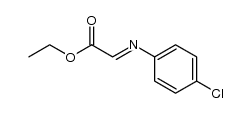 (4-chloro-phenylimino)-acetic acid ethyl ester Structure