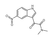 5-nitroindole-3-N,N-dimethylglyoxamide结构式